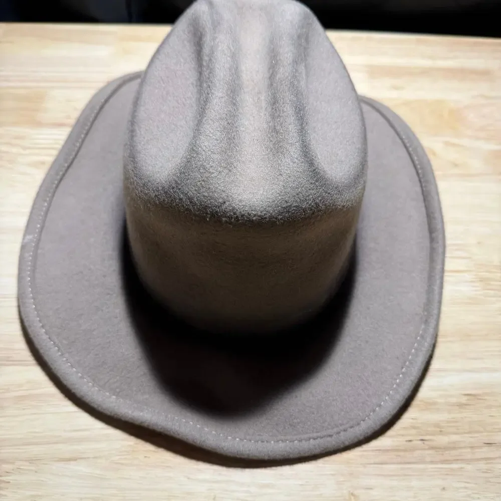 Cody James Large 100% Wool Studded Belt Cowboy Hat Men’s Size L